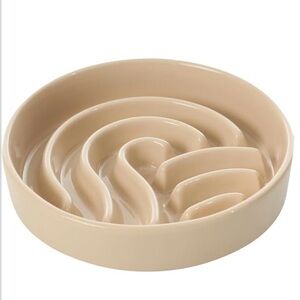 Bicopet Slow Feeder Pet Dog Ceramic Maze Non-Slip Silicone Rim Puzzle Heavy Duty